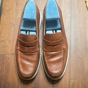 Cole Haan Tan Leather Loafers